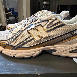 New Balance 740 U740HB2 Heron Blue/Vintage Indigo/Gold Metallic Mens Size 10